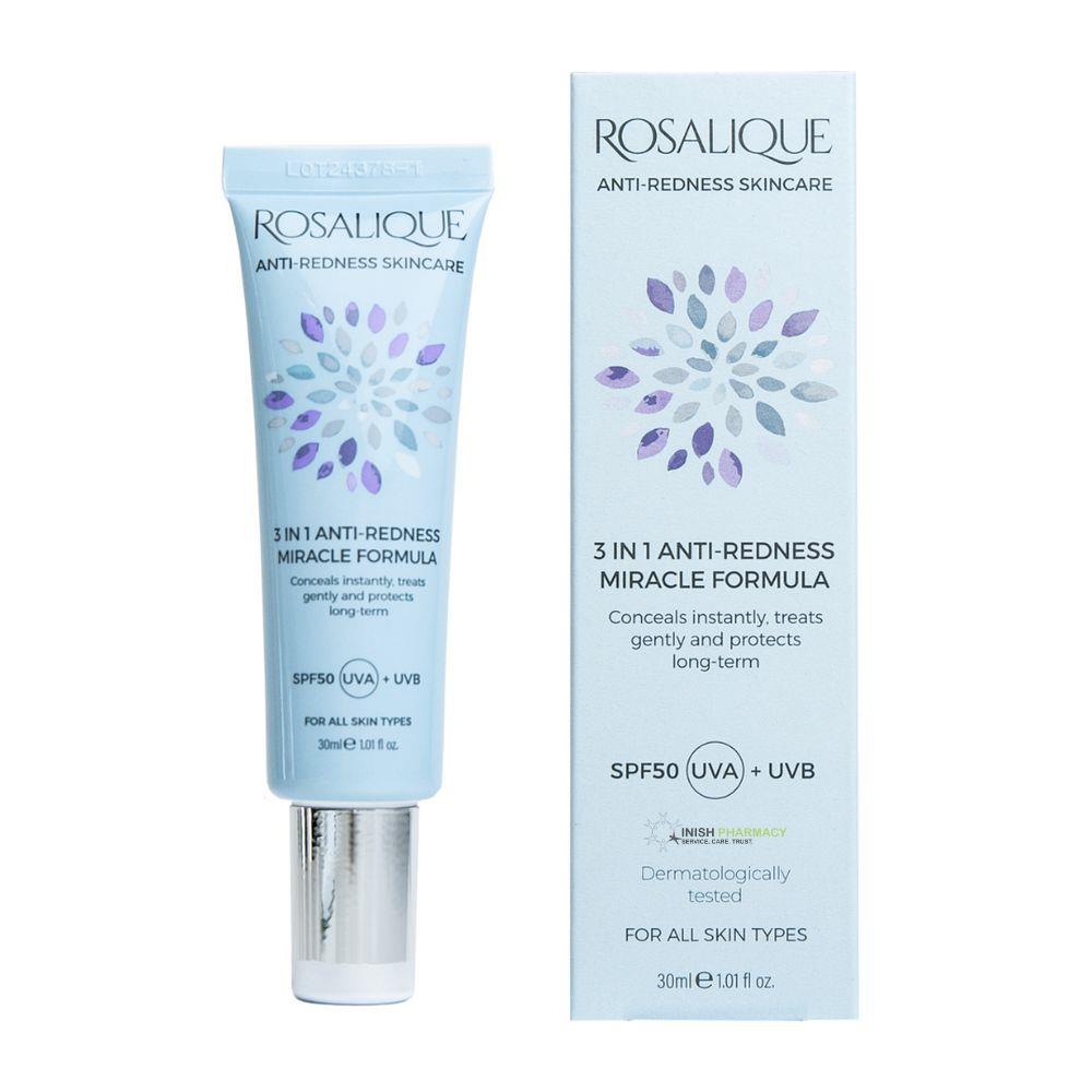 Rosalique 3 in 1 Anti-Redness Miracle Formula SPF50